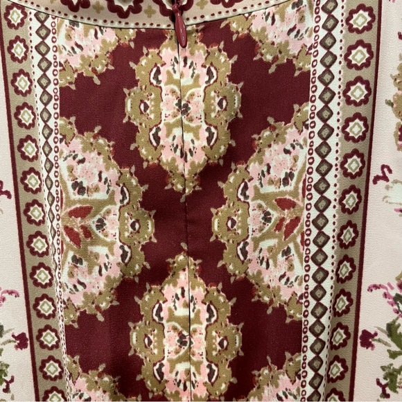 Gal Meets Glam Nwt Liza Print Charmeuse Dress 2P - Picture 13 of 13